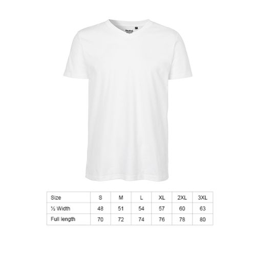 Men's V-neck T-shirt Fairtrade - Image 8